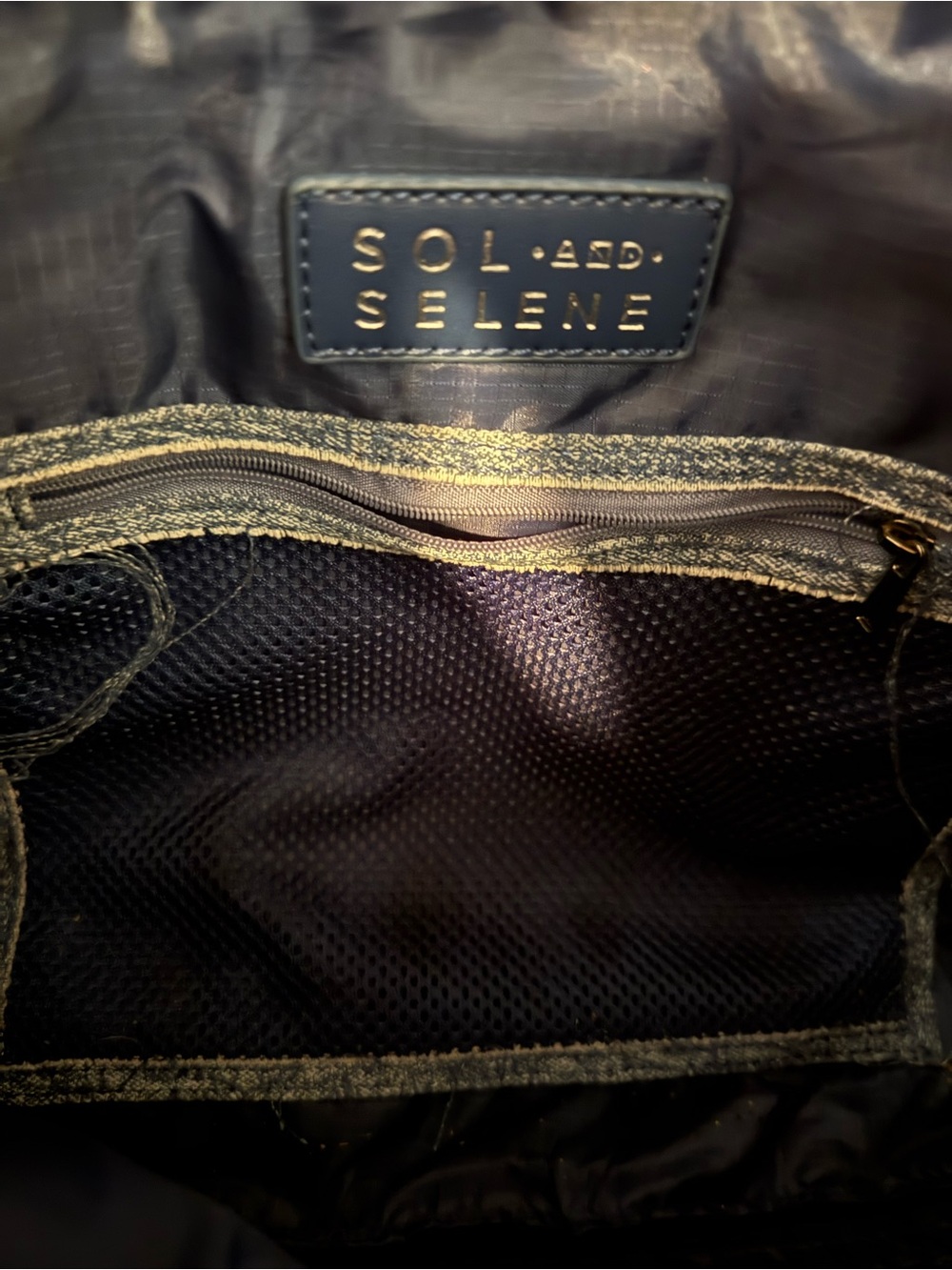 Sol & Selene Denim Hobo Bag - Picture 5 of 6